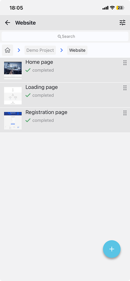 Mobile app